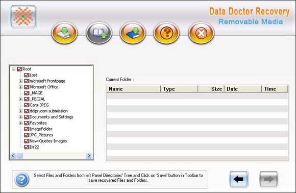 Screenshot of Professional Removable Media Recovery