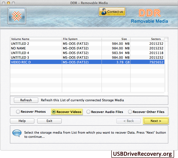 MAC Data Recovery Software for Removable Media