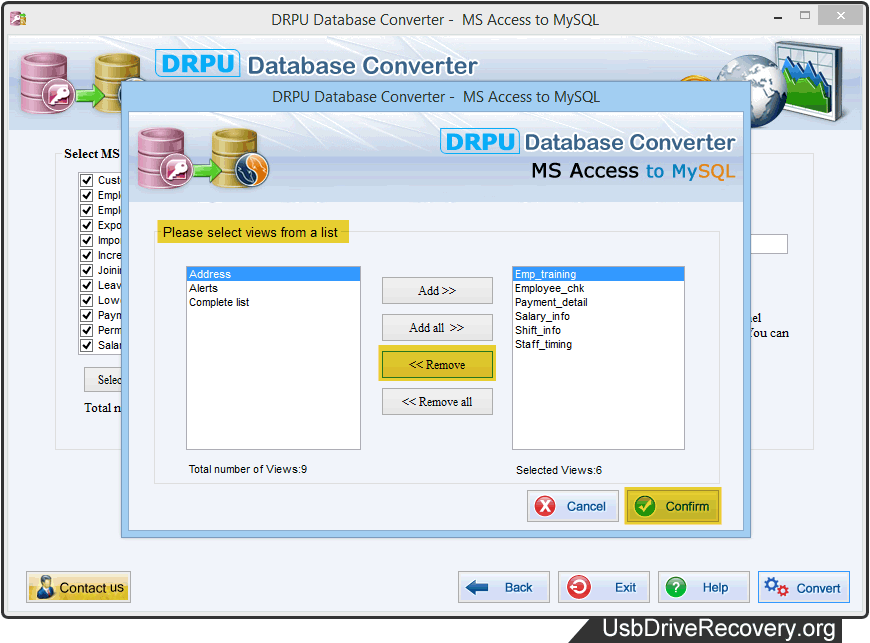 MS Access to MySQL Database Converter 