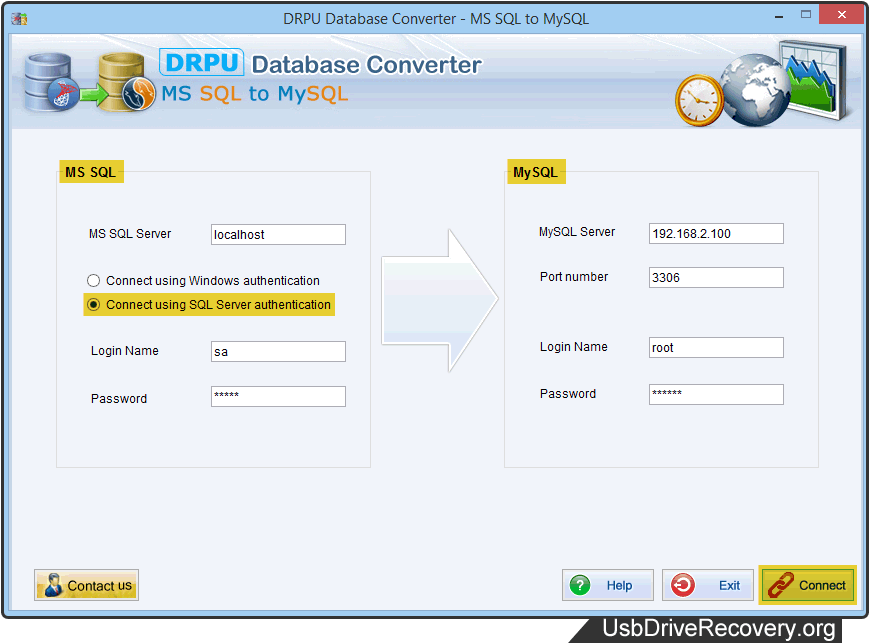 MSSQL to MySQL Database Converter