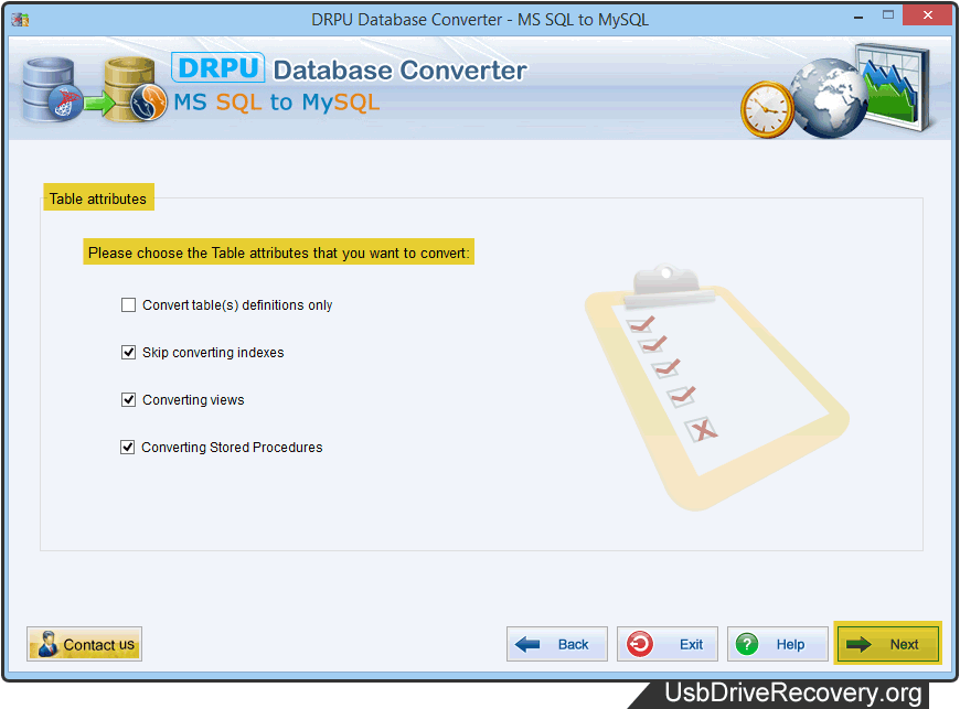 MSSQL to MySQL Database Converter 