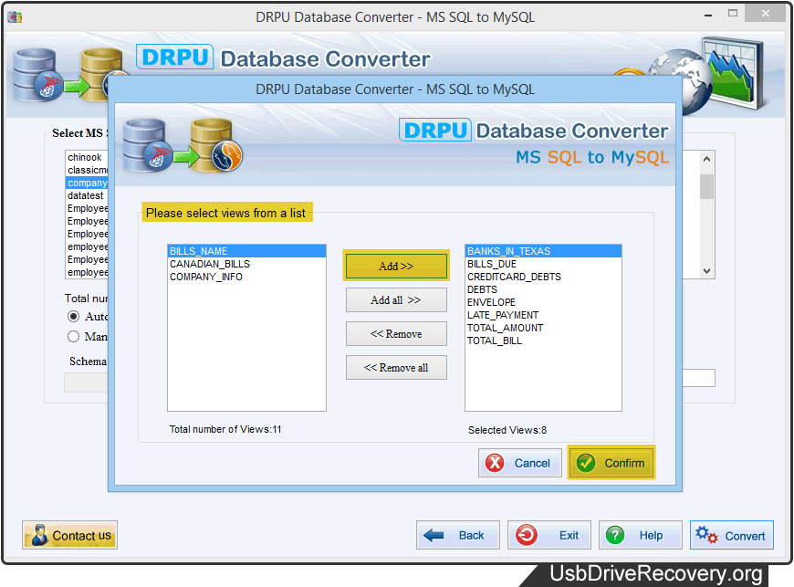 MSSQL to MySQL Database Converter 