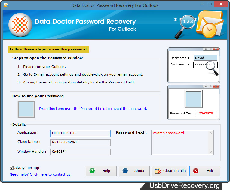 Outlook Password Recovery Software